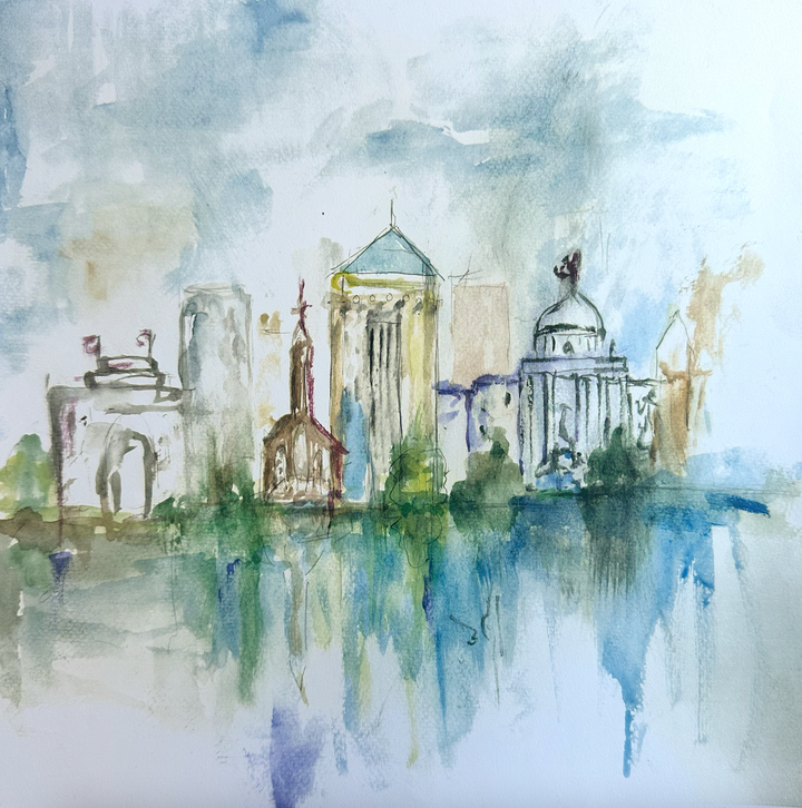 Montgomery — collegiate art by Shannon Harris